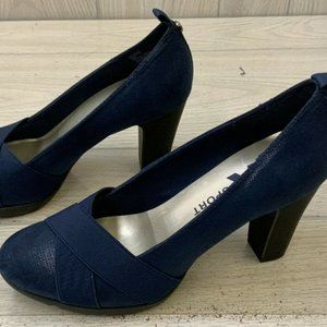 Anne Klein Ximom Pumps Blue Navy Size 7M